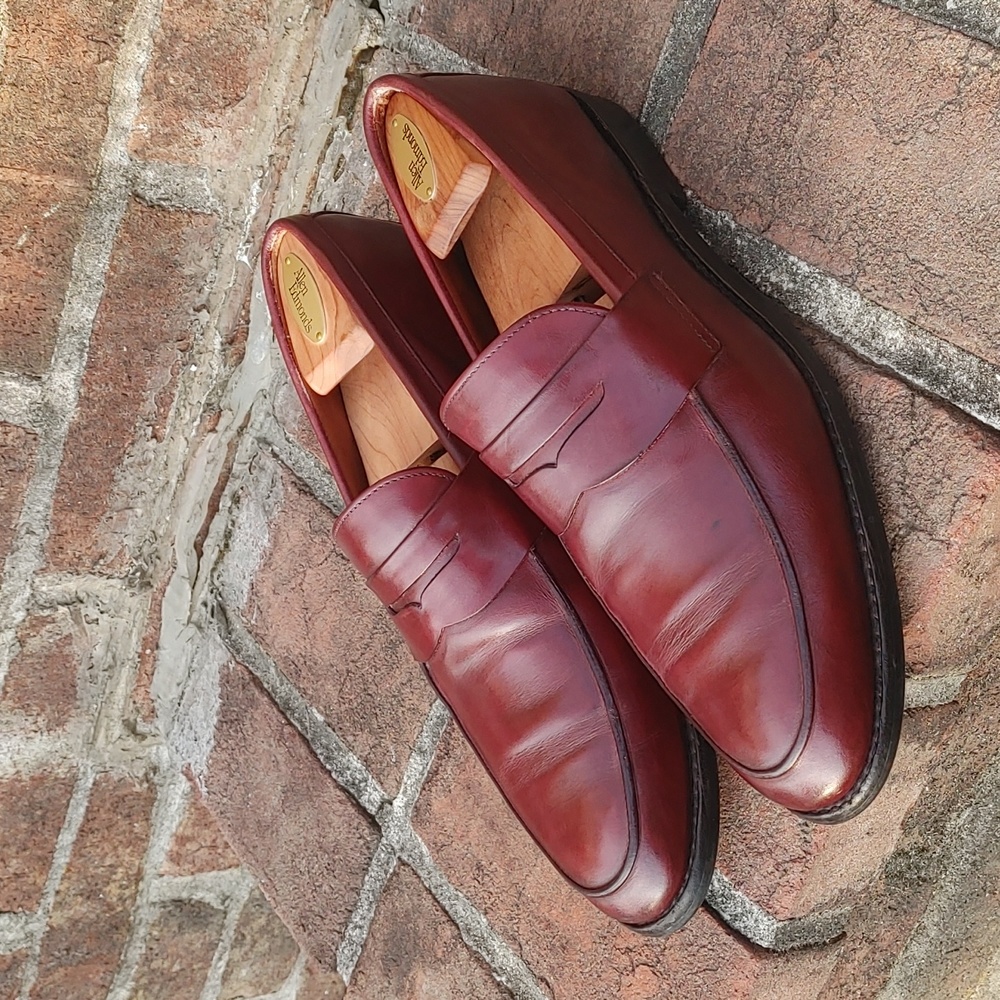 AE "Presidio" Loafer in burgandy